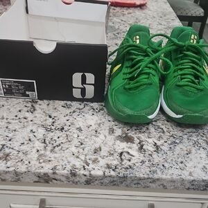 Nike Green and Yellow Men's Shoes